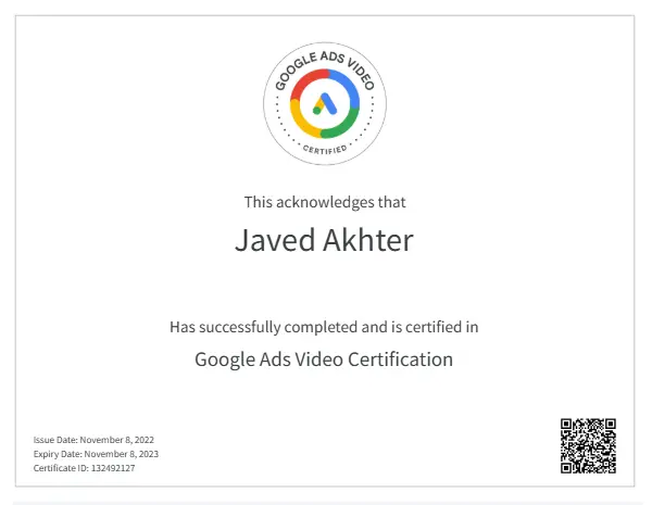 video ads javedakhter